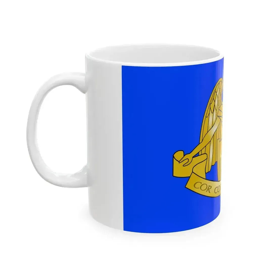 Defense Forces Communications and Information Services Corps Flag Ireland (Ireland) White Coffee Mug - Go Mug Yourself