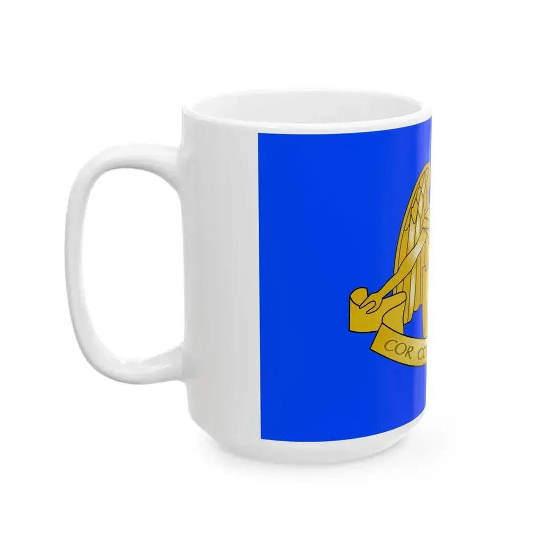 Defense Forces Communications and Information Services Corps Flag Ireland (Ireland) White Coffee Mug - Go Mug Yourself