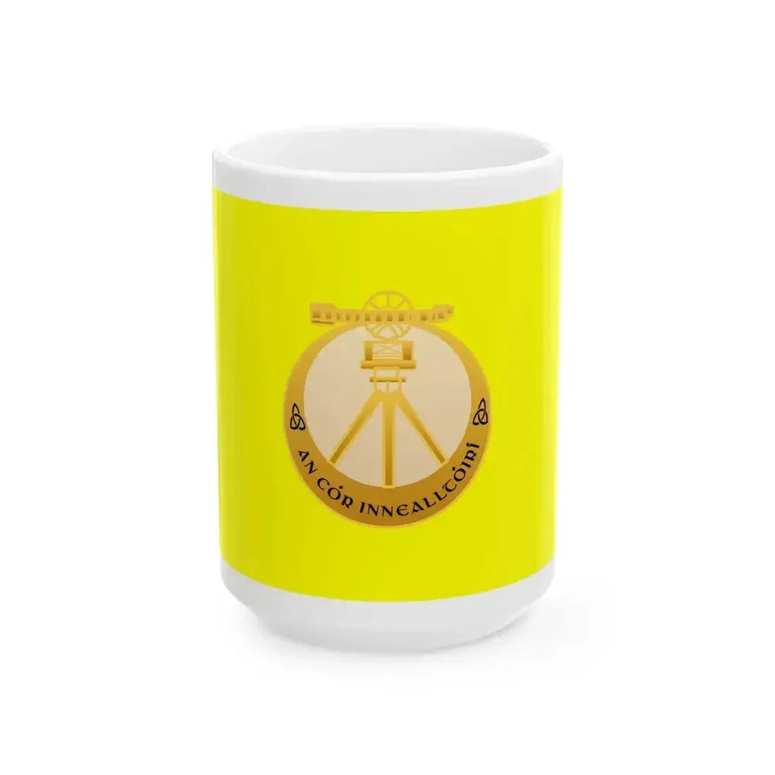 Defense Forces Engineer Corps Ireland (Ireland) White Coffee Mug 15oz - Go Mug Yourself