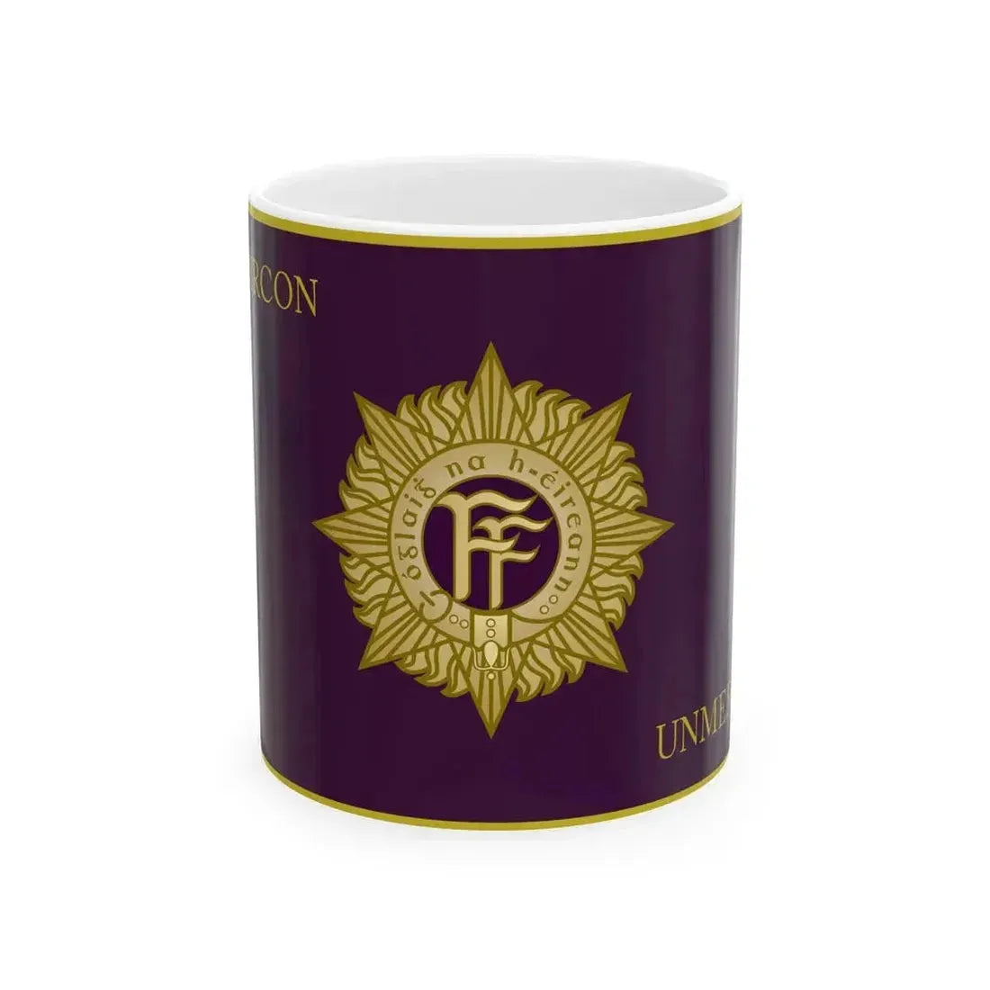 Defense Forces Ireland Flag UNMEE (Ireland) White Coffee Mug 11oz - Go Mug Yourself