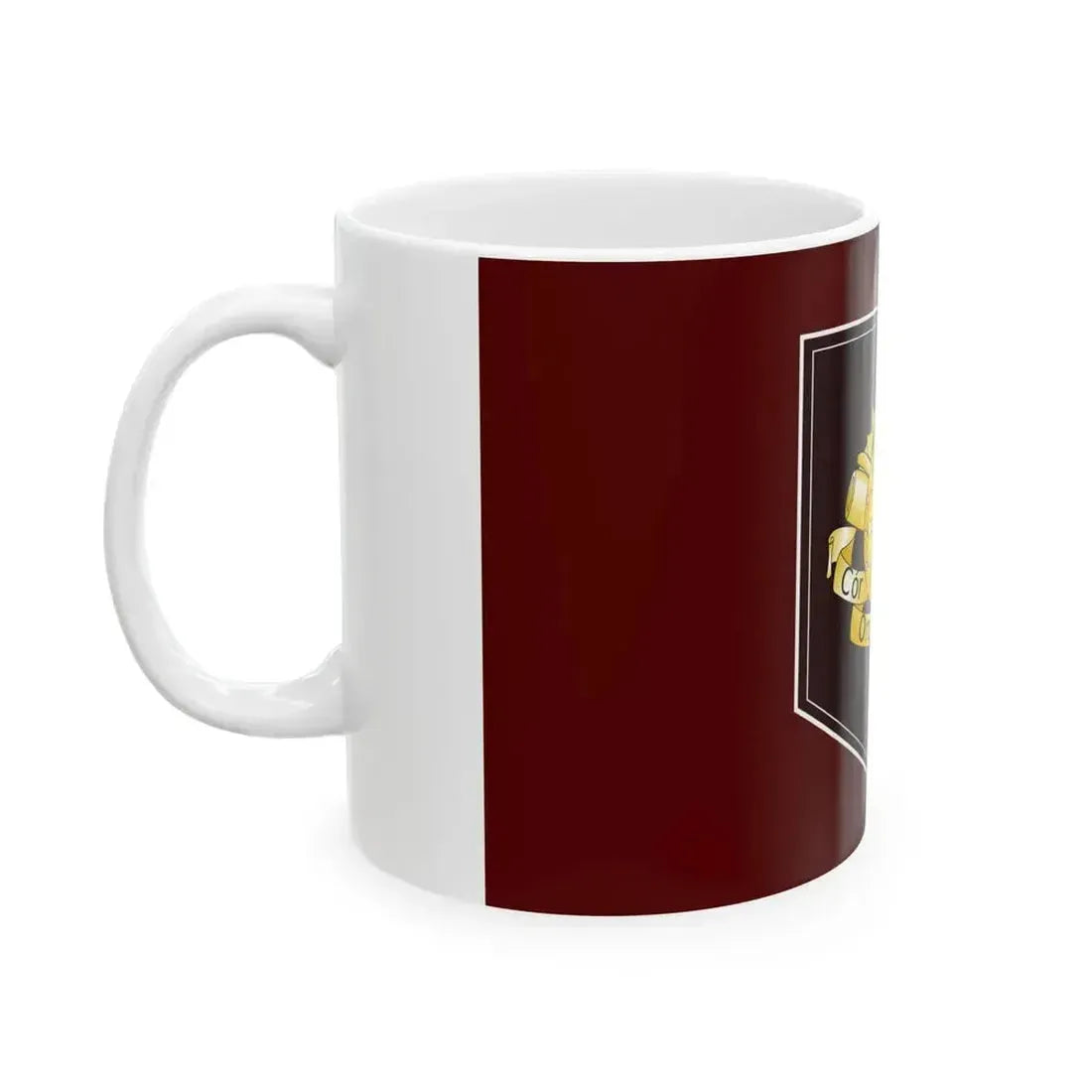 Defense Forces Ordnance Corps Flag Ireland (Ireland) White Coffee Mug - Go Mug Yourself