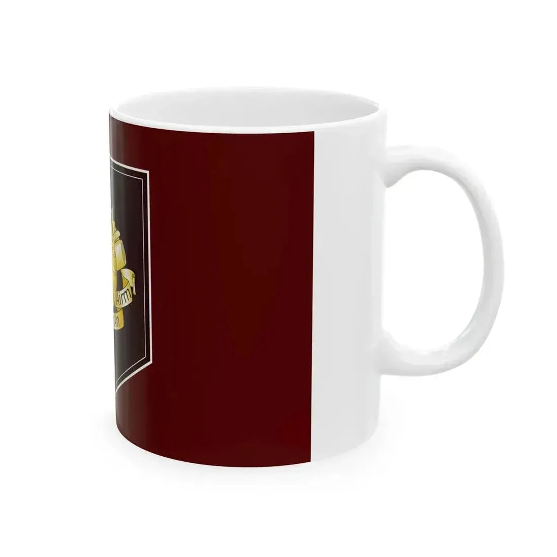 Defense Forces Ordnance Corps Flag Ireland (Ireland) White Coffee Mug - Go Mug Yourself