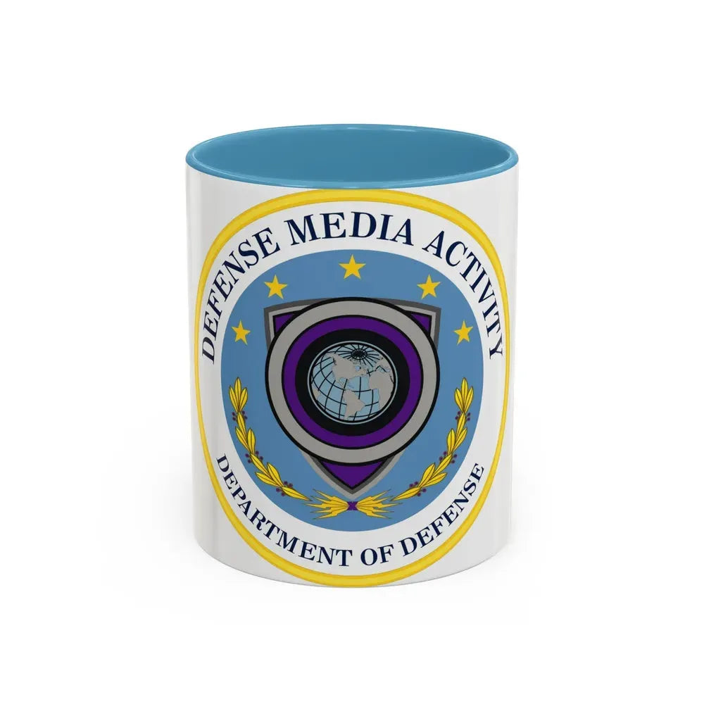 Defense Media Activity (U.S. Army) Accent Coffee Mug 11oz Light Blue - Go Mug Yourself