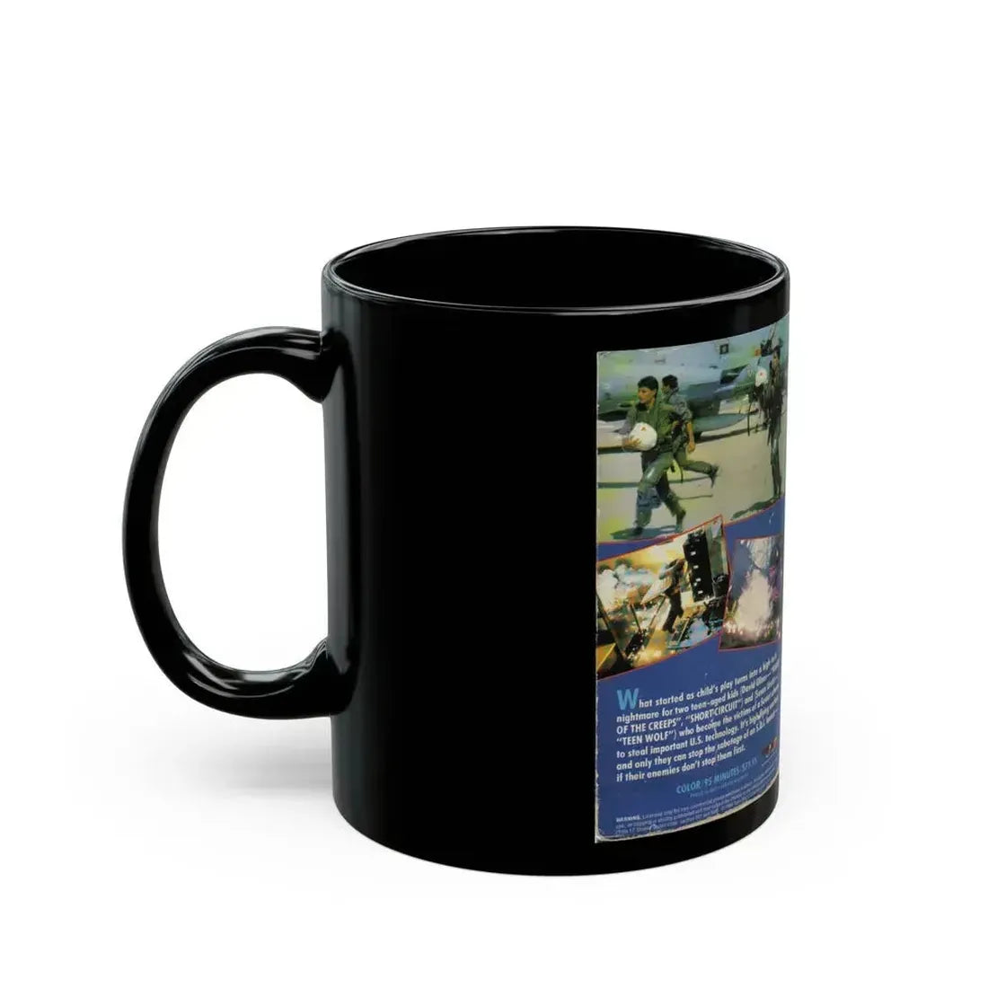 DEFENSE PLAY (VHS COVER) - Black Coffee Mug - Go Mug Yourself