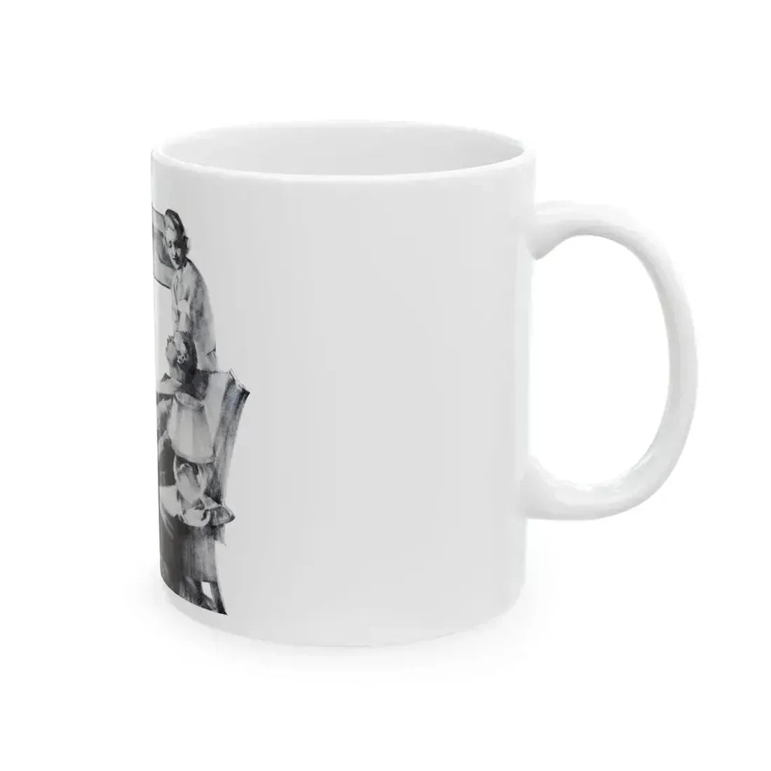 Deferred Marriage and Double Salary, Independent Woman, February 1934 - White Coffee Mug - Go Mug Yourself