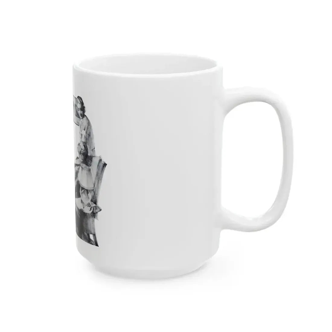 Deferred Marriage and Double Salary, Independent Woman, February 1934 - White Coffee Mug - Go Mug Yourself
