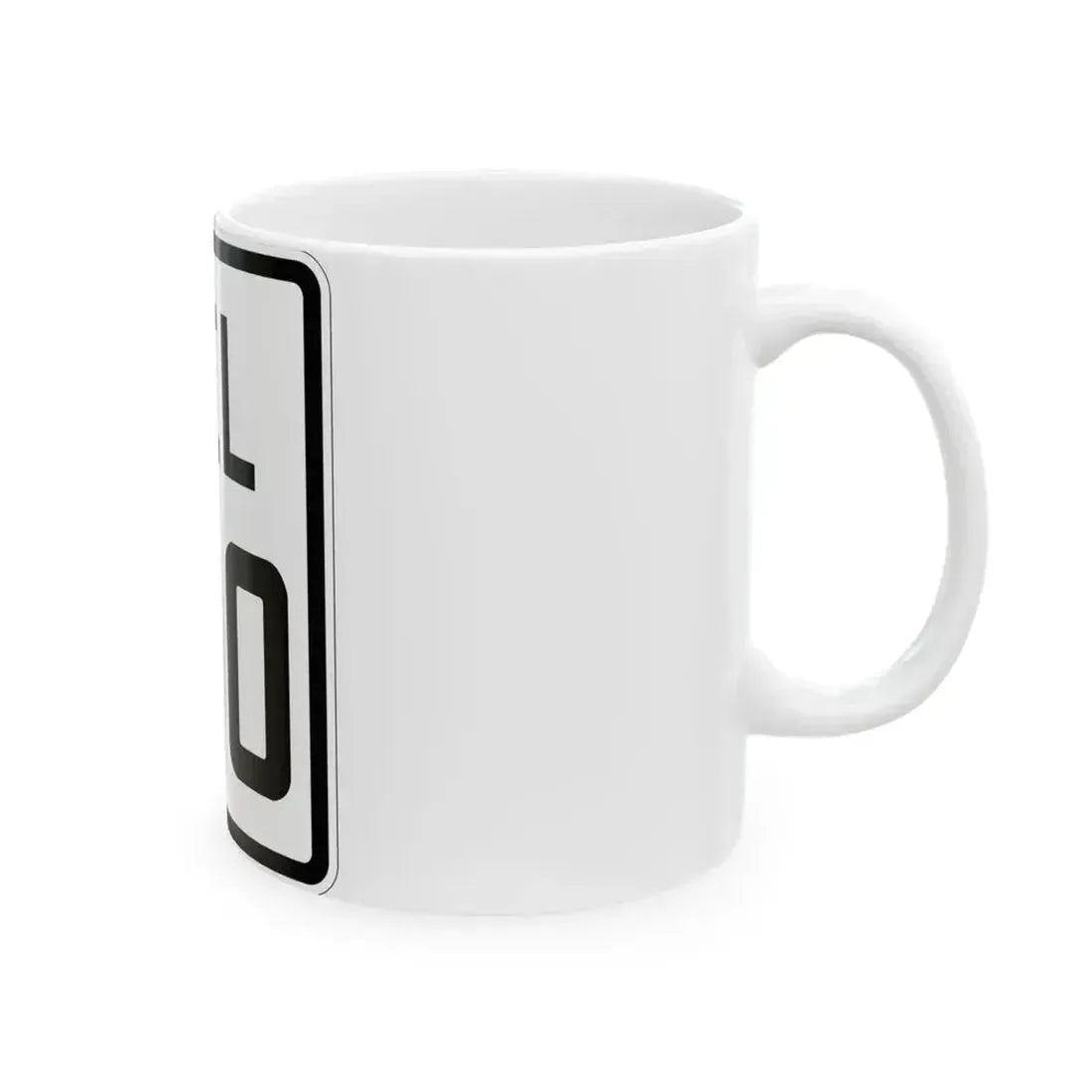 Delaware 100 1926 (Delaware) (Road Sign) White Coffee Mug - Go Mug Yourself