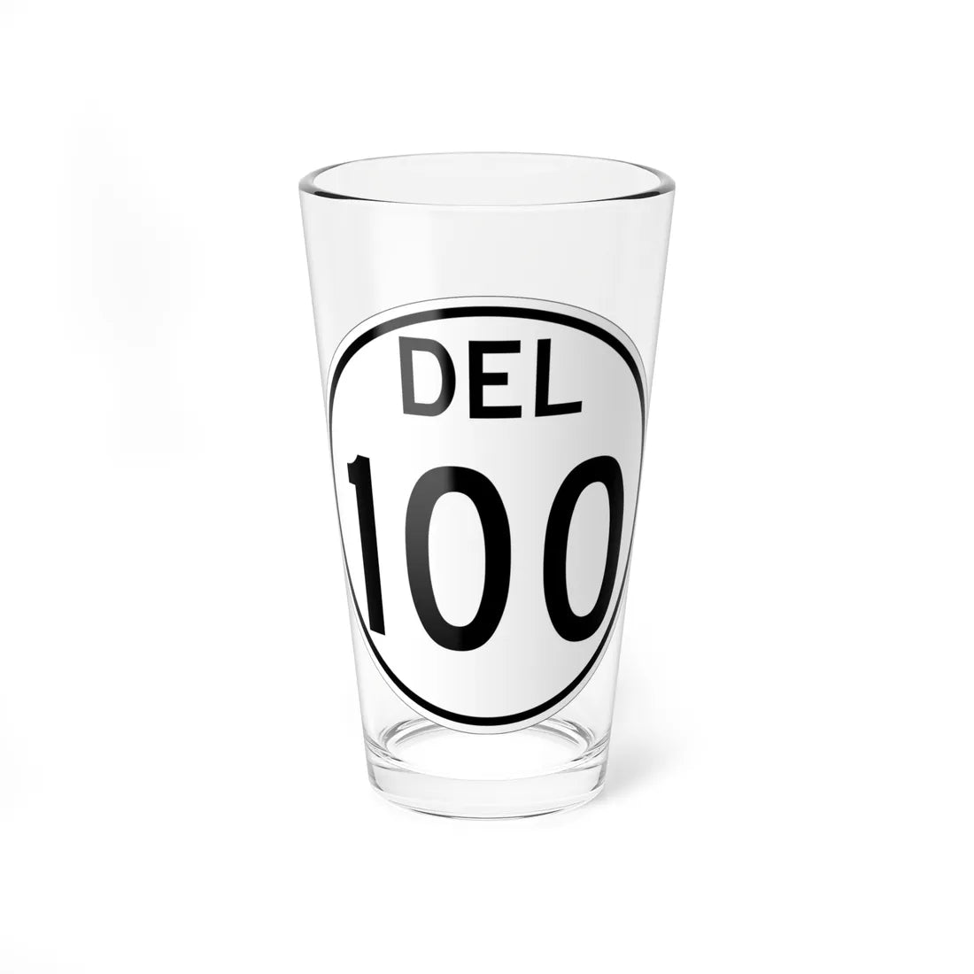 Delaware 100 1964 (Delaware) (Road Sign) Pint Glss 16oz 16oz - Go Mug Yourself