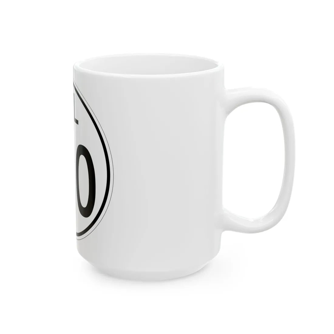 Delaware 100 1964 (Delaware) (Road Sign) White Coffee Mug - Go Mug Yourself