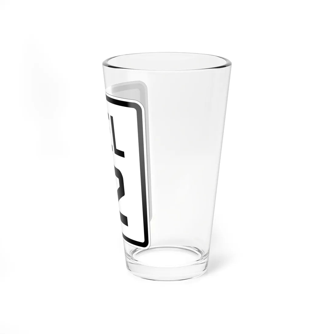 Delaware 12 1926 (Delaware) (Road Sign) Pint Glss 16oz - Go Mug Yourself