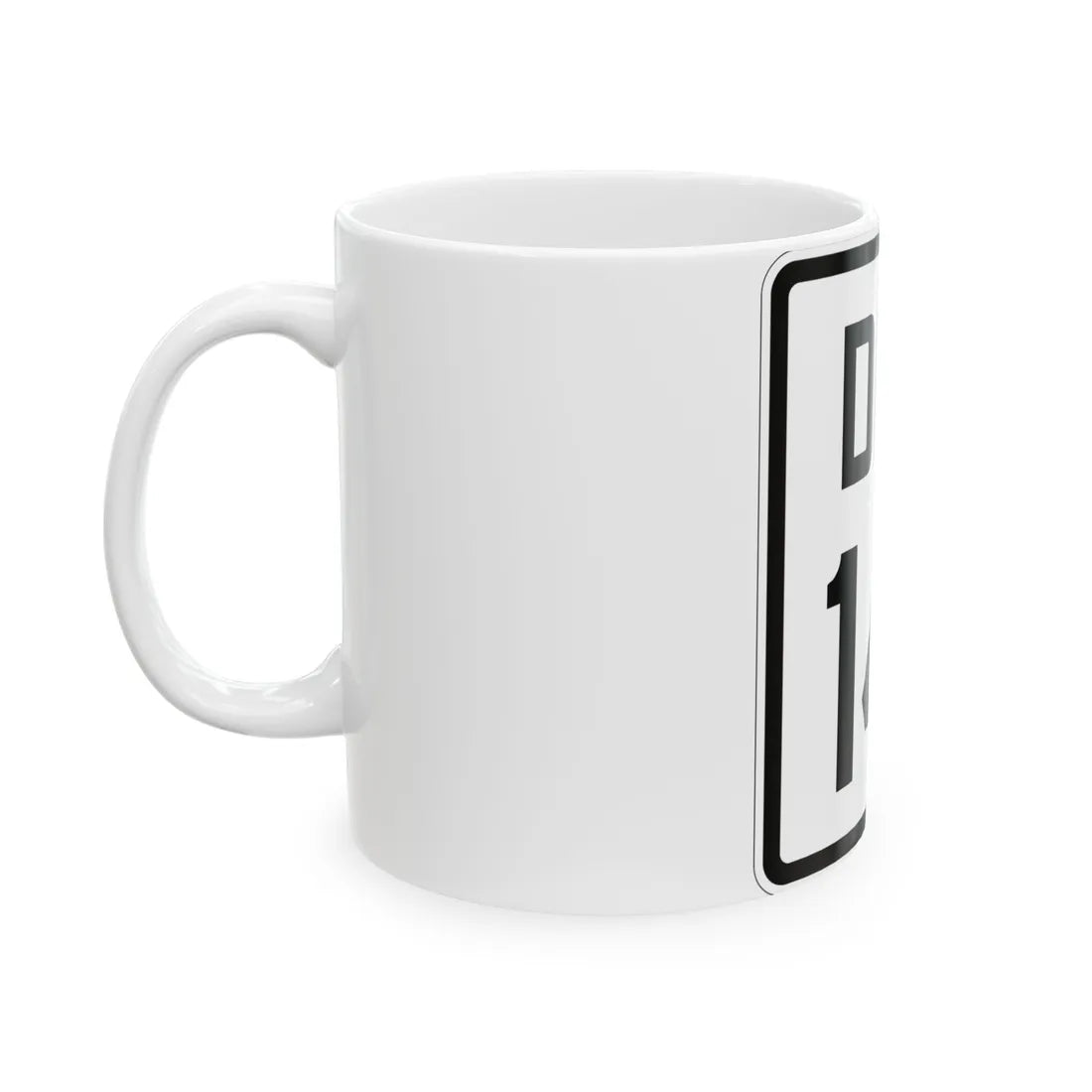 Delaware 141 1926 (Delaware) (Road Sign) White Coffee Mug - Go Mug Yourself