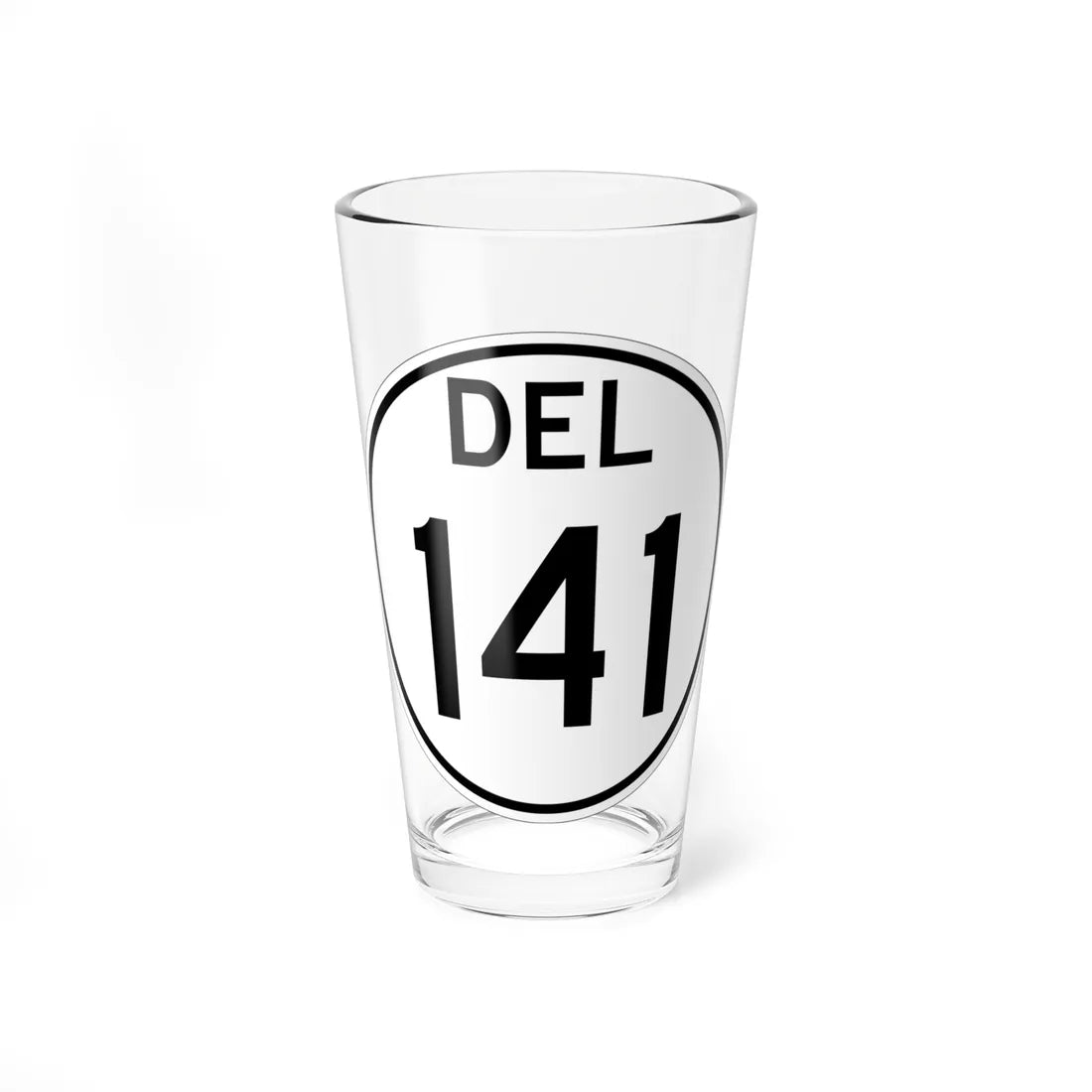 Delaware 141 1964 (Delaware) (Road Sign) Pint Glss 16oz 16oz - Go Mug Yourself