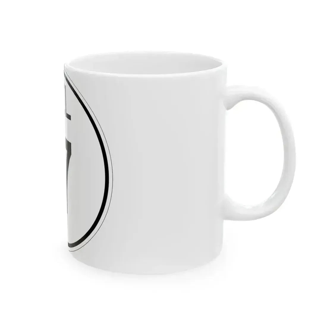 Delaware 17 1964 (Delaware) (Road Sign) White Coffee Mug - Go Mug Yourself