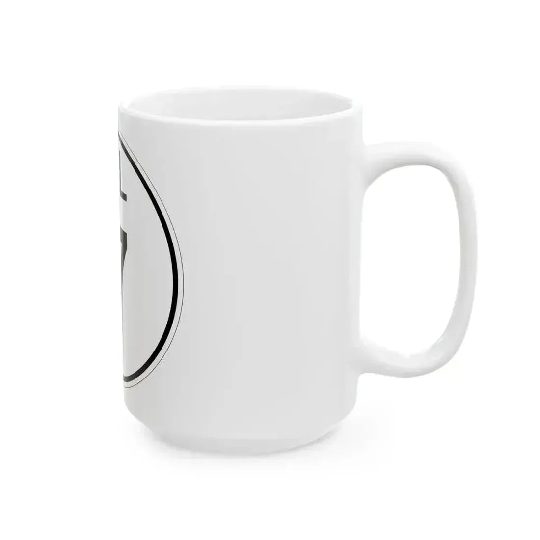 Delaware 17 1964 (Delaware) (Road Sign) White Coffee Mug - Go Mug Yourself