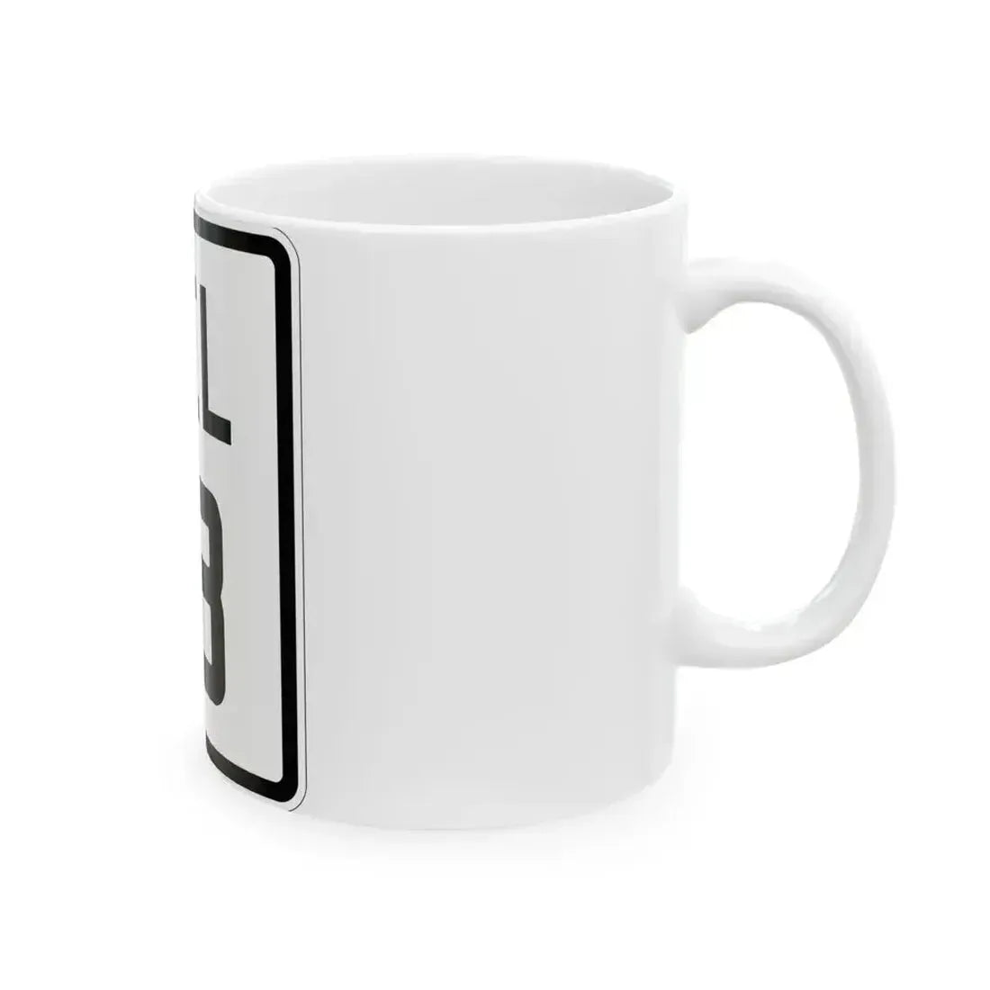 Delaware 18 1926 (Delaware) (Road Sign) White Coffee Mug - Go Mug Yourself