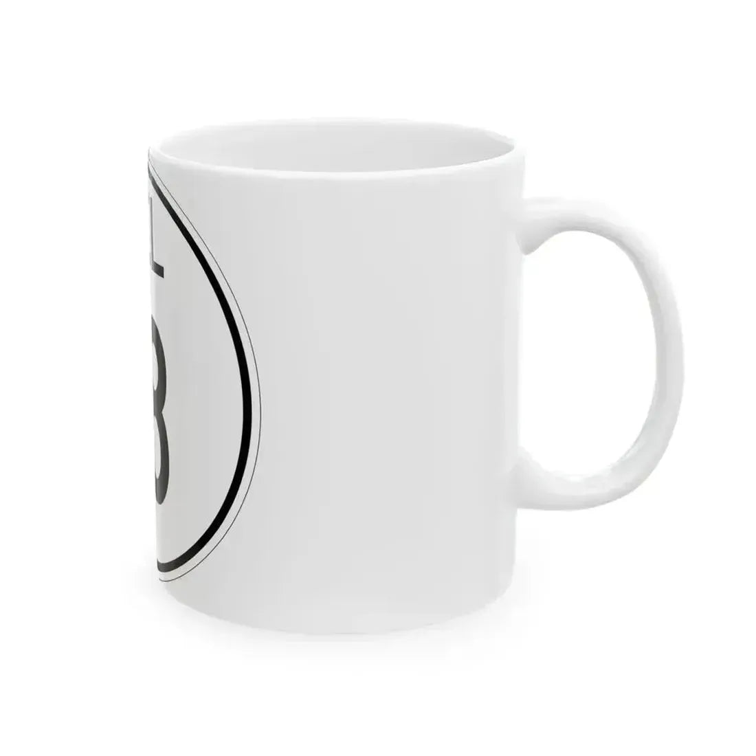 Delaware 18 1964 (Delaware) (Road Sign) White Coffee Mug - Go Mug Yourself