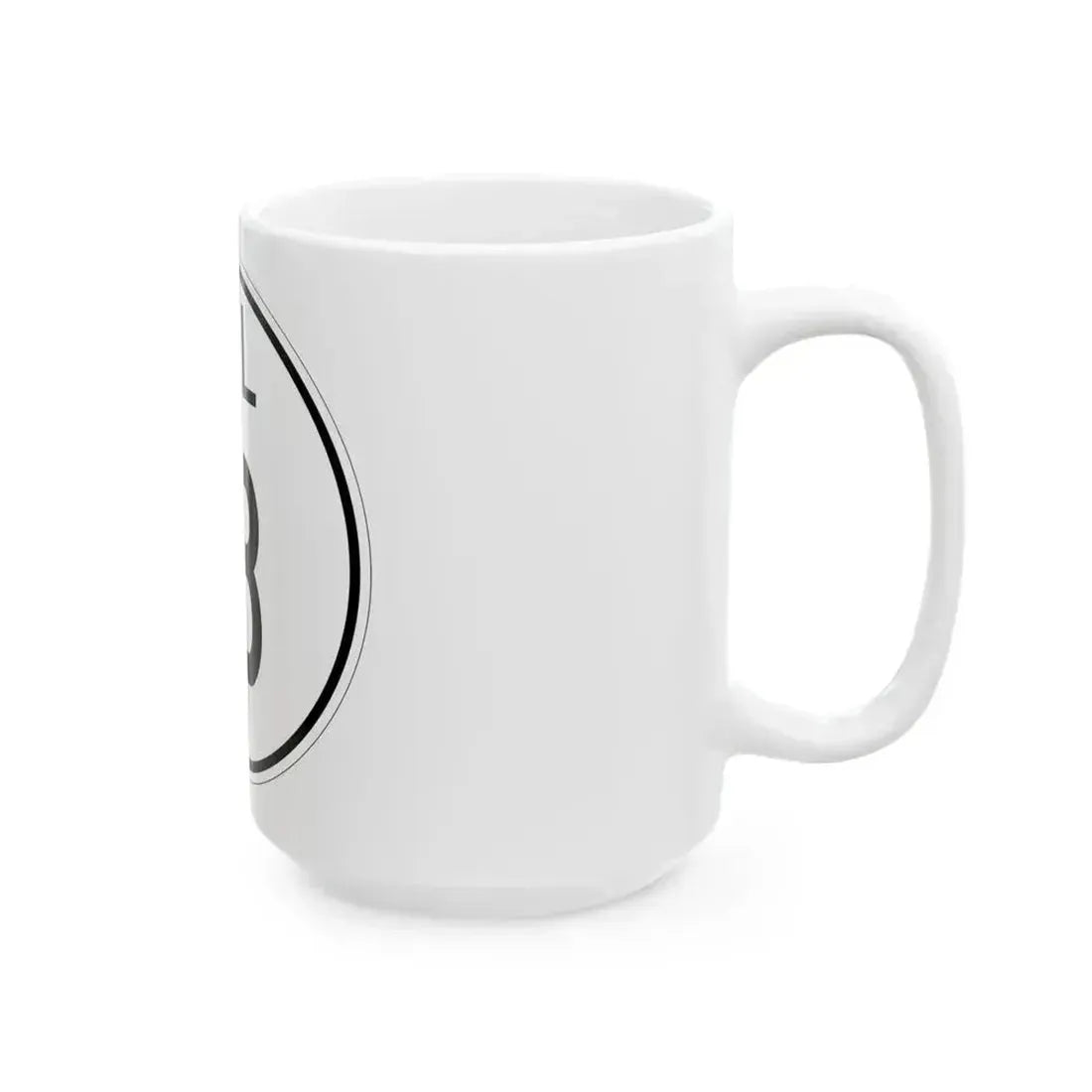 Delaware 18 1964 (Delaware) (Road Sign) White Coffee Mug - Go Mug Yourself