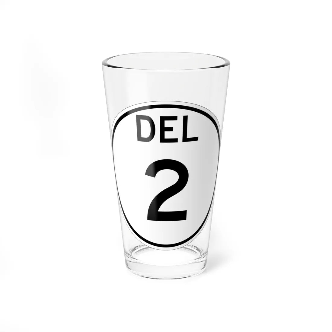 Delaware 2 1964 (Delaware) (Road Sign) Pint Glss 16oz 16oz - Go Mug Yourself