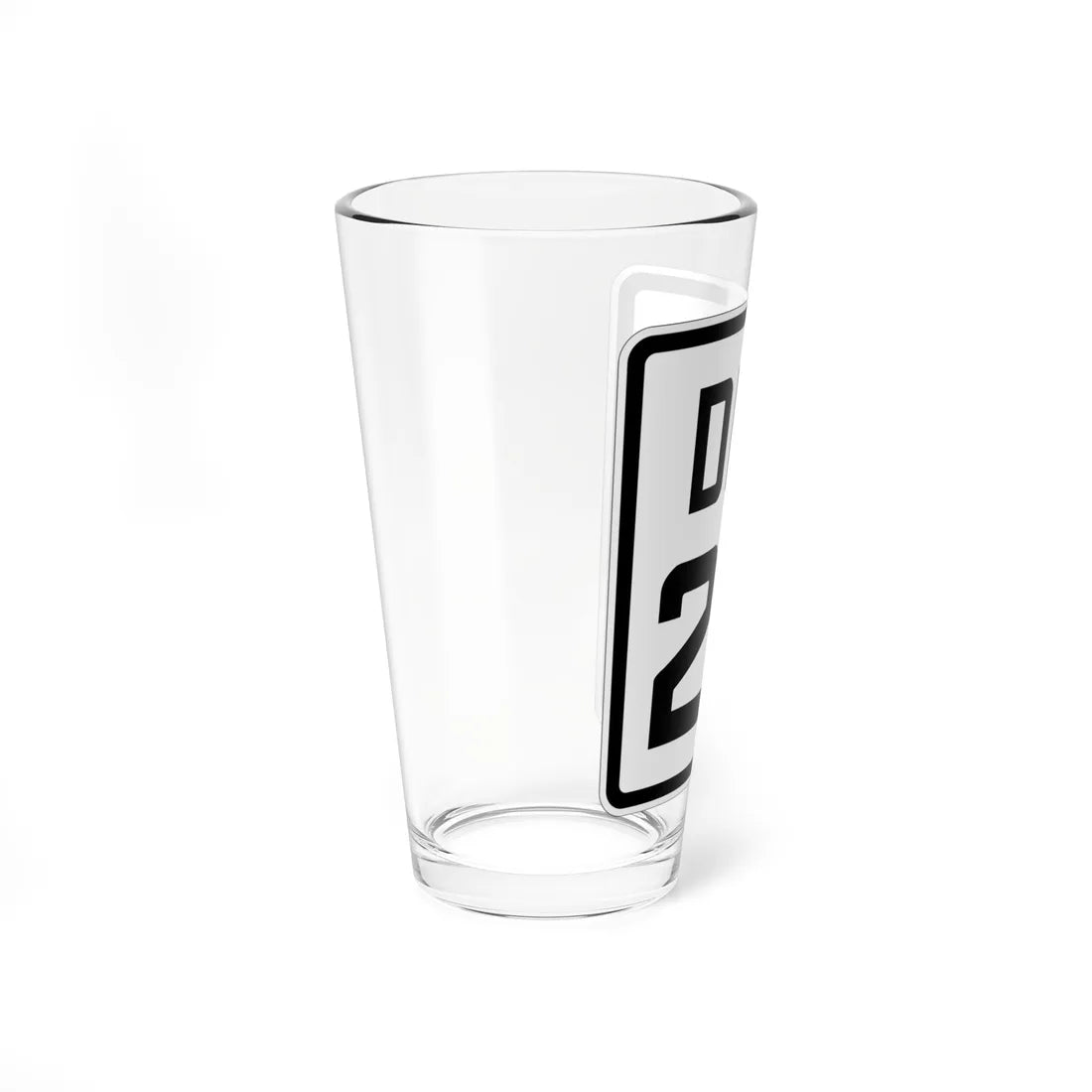 Delaware 20 1926 (Delaware) (Road Sign) Pint Glss 16oz - Go Mug Yourself