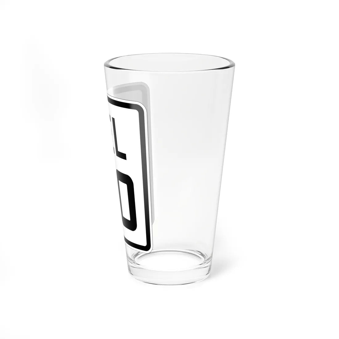 Delaware 20 1926 (Delaware) (Road Sign) Pint Glss 16oz - Go Mug Yourself