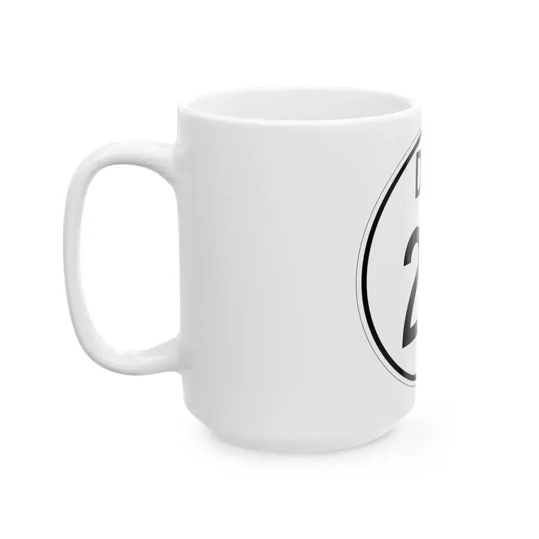 Delaware 20 1964 (Delaware) (Road Sign) White Coffee Mug - Go Mug Yourself