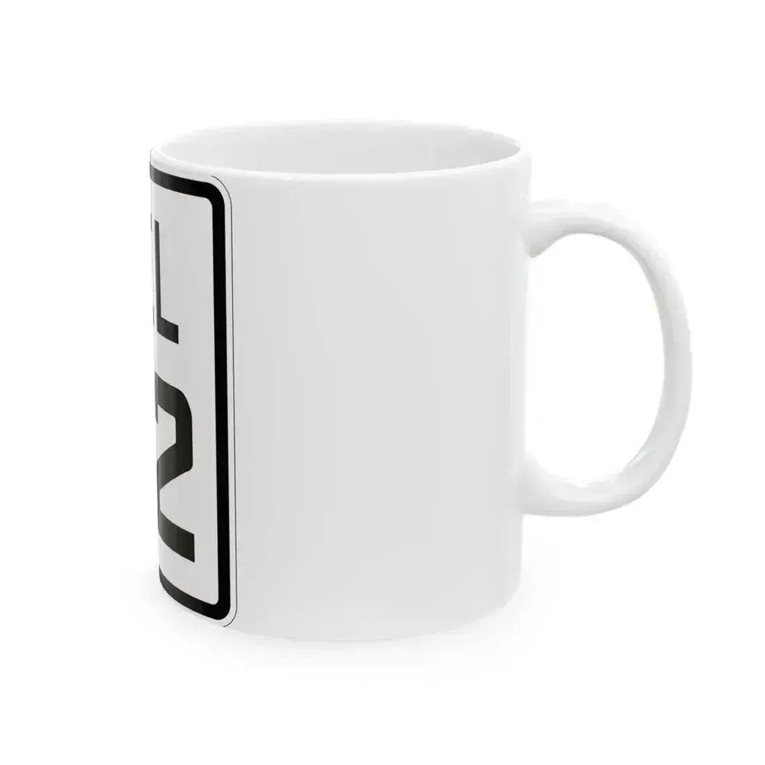 Delaware 22 1926 (Delaware) (Road Sign) White Coffee Mug - Go Mug Yourself