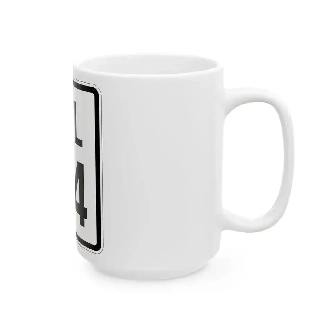 Delaware 24 1926 (Delaware) (Road Sign) White Coffee Mug - Go Mug Yourself