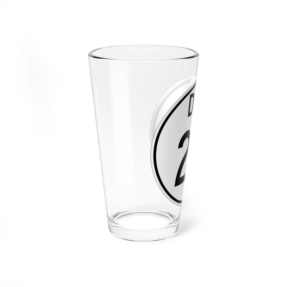 Delaware 24 1964 (Delaware) (Road Sign) Pint Glss 16oz - Go Mug Yourself