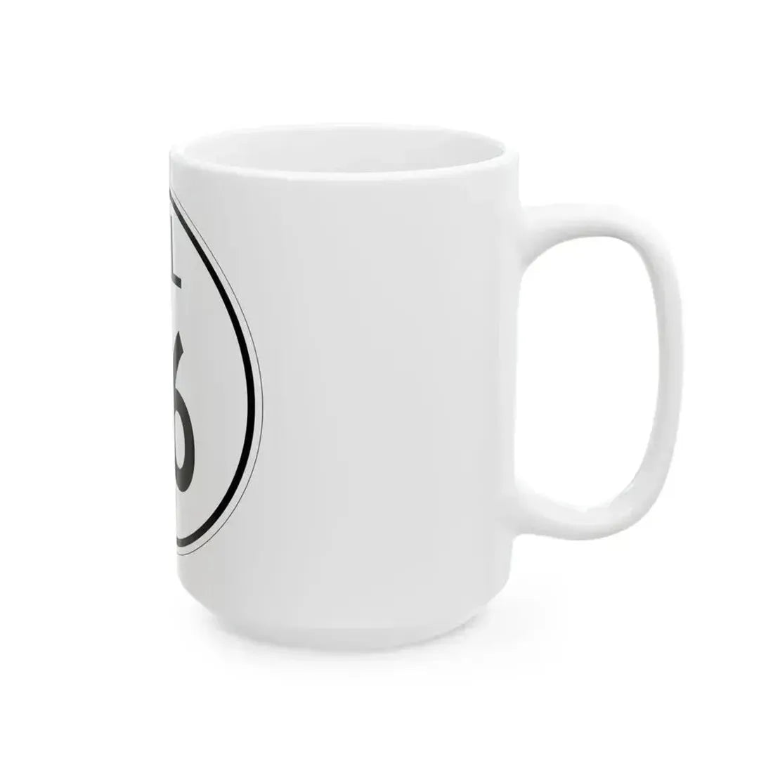 Delaware 26 1964 (Delaware) (Road Sign) White Coffee Mug - Go Mug Yourself