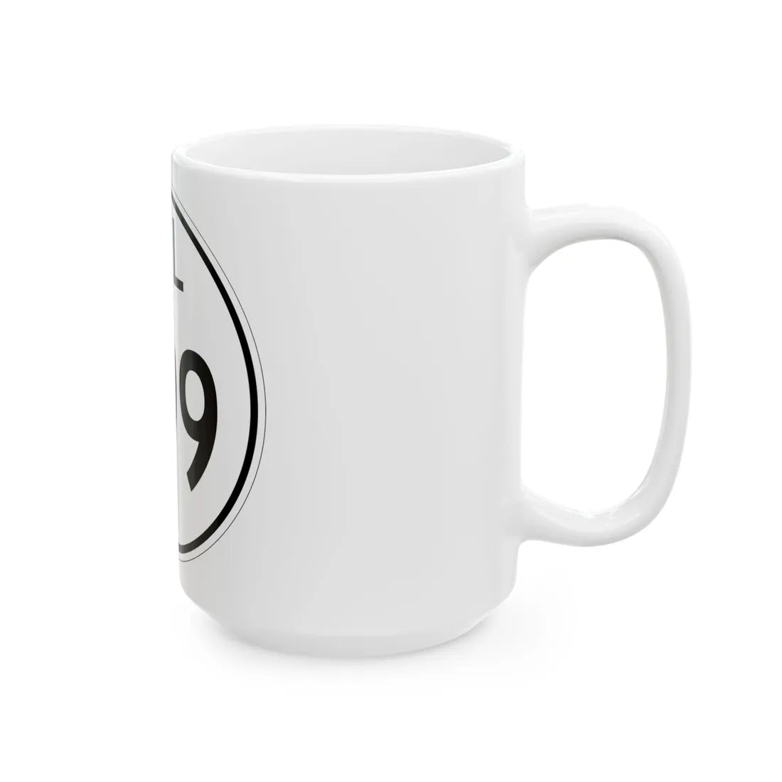 Delaware 299 1964 (Delaware) (Road Sign) White Coffee Mug - Go Mug Yourself