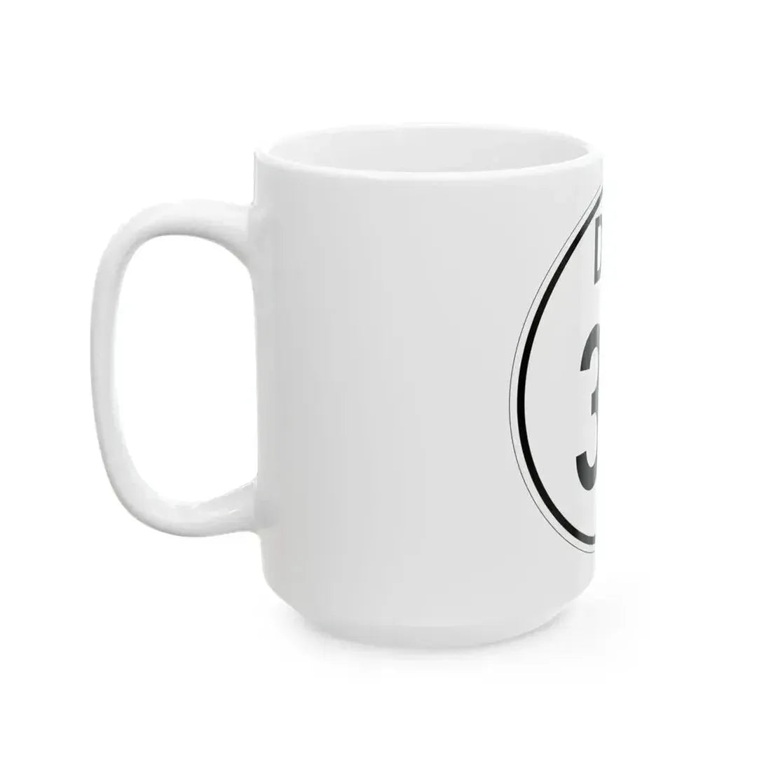 Delaware 30 1964 (Delaware) (Road Sign) White Coffee Mug - Go Mug Yourself