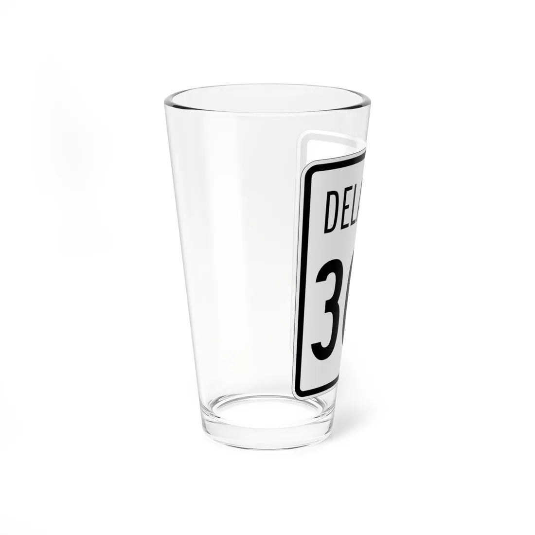 Delaware 300 1955 (Delaware) (Road Sign) Pint Glss 16oz - Go Mug Yourself