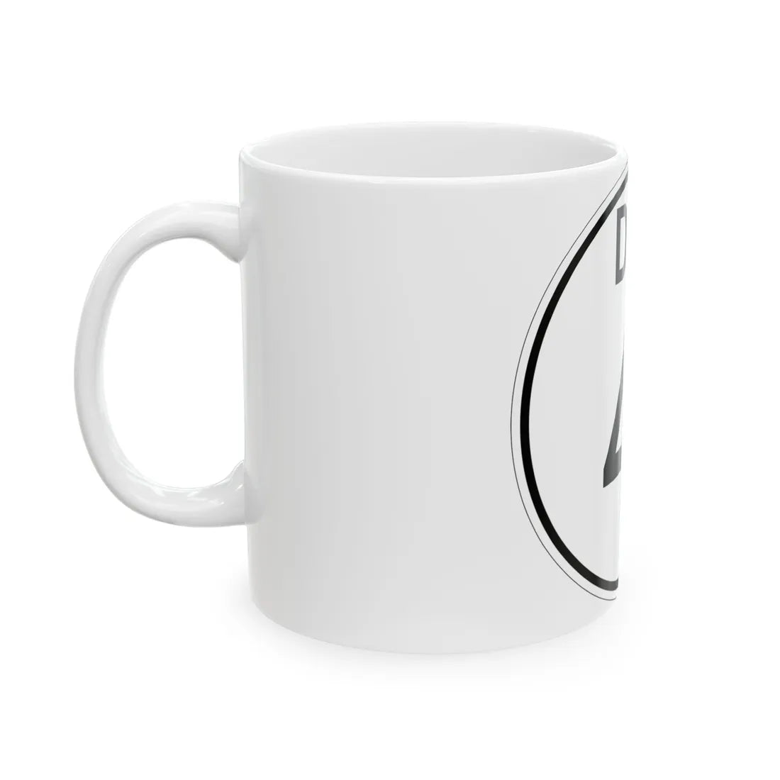 Delaware 41 1964 (Delaware) (Road Sign) White Coffee Mug - Go Mug Yourself