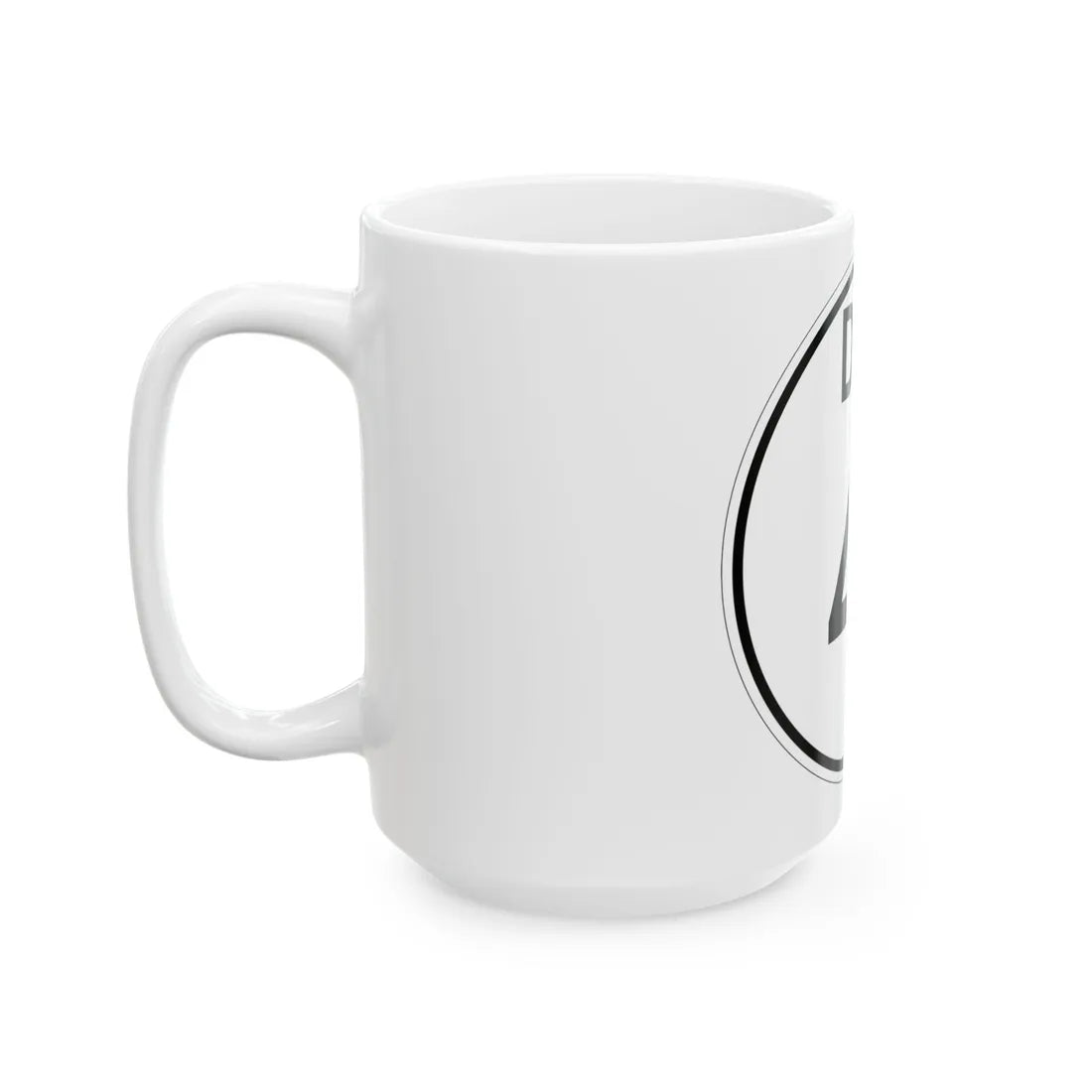 Delaware 41 1964 (Delaware) (Road Sign) White Coffee Mug - Go Mug Yourself