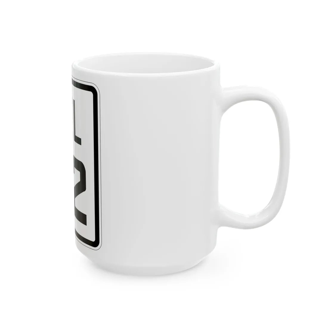 Delaware 42 1926 (Delaware) (Road Sign) White Coffee Mug - Go Mug Yourself