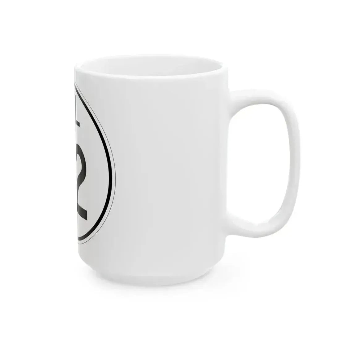 Delaware 42 1964 (Delaware) (Road Sign) White Coffee Mug - Go Mug Yourself