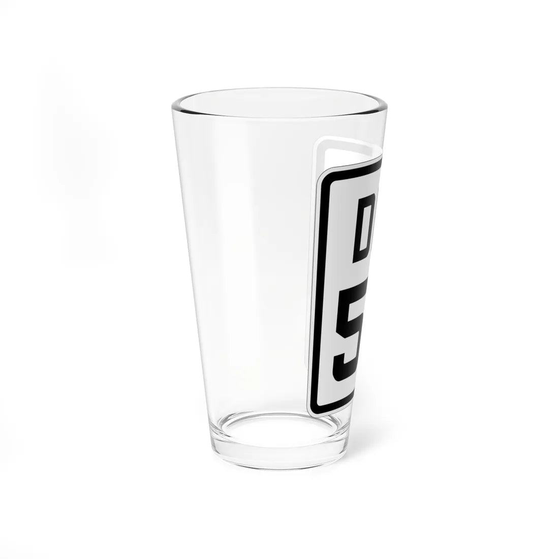 Delaware 52 1926 (Delaware) (Road Sign) Pint Glss 16oz - Go Mug Yourself
