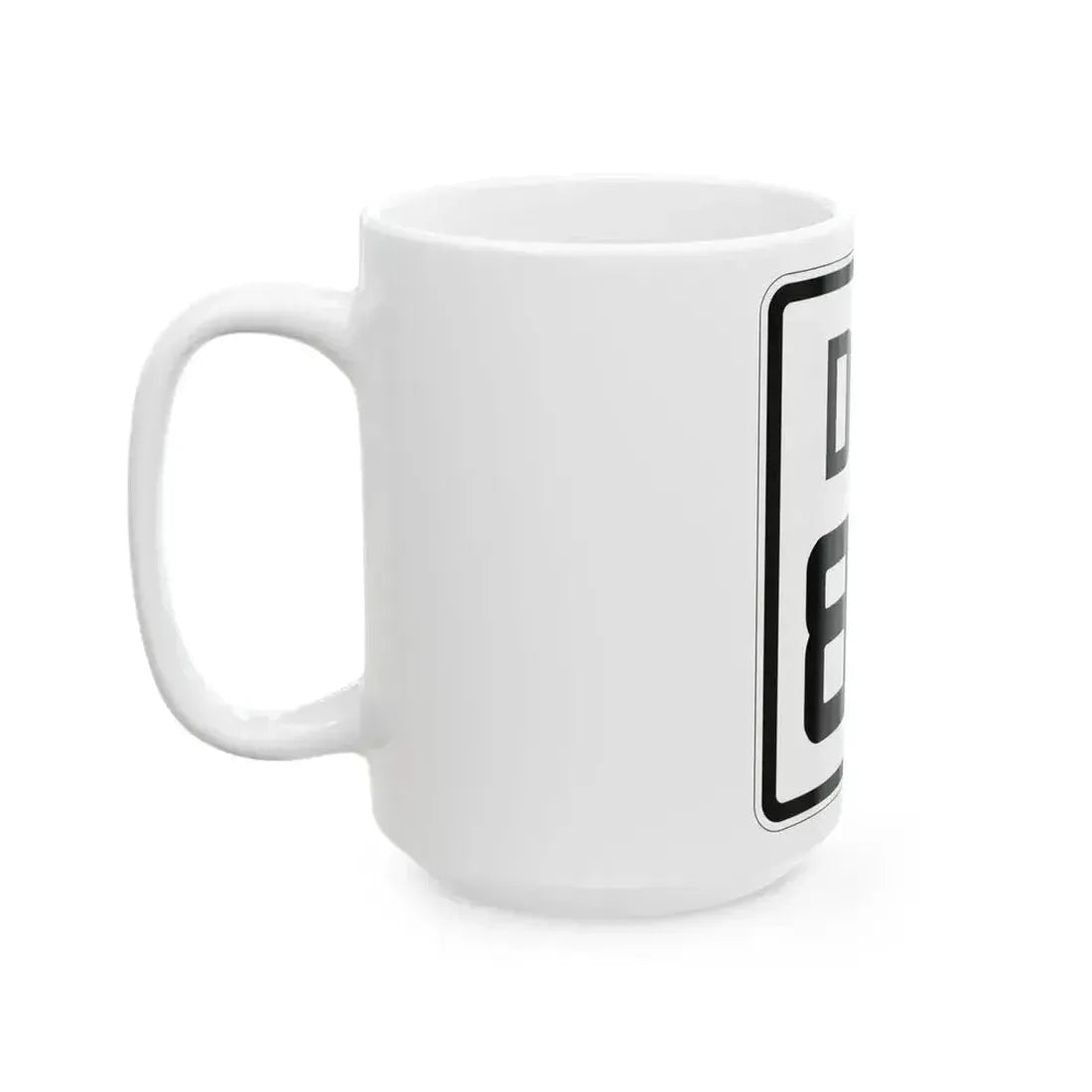 Delaware 82 1926 (Delaware) (Road Sign) White Coffee Mug - Go Mug Yourself