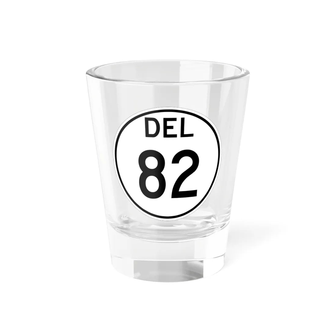 Delaware 82 1964 (Delaware) (Road Sign) Shot Glass 1.5oz 1.5oz - Go Mug Yourself