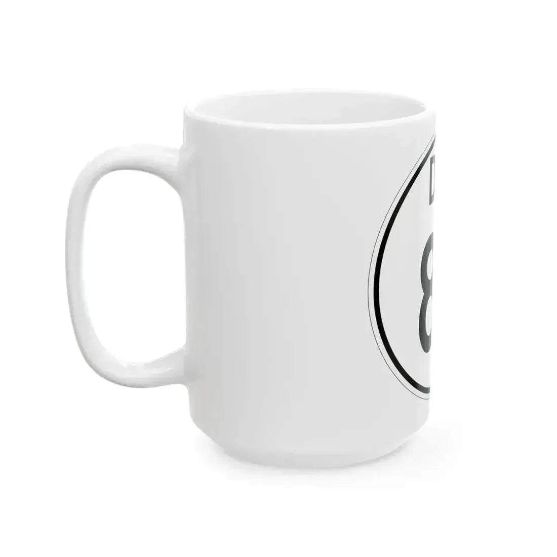 Delaware 82 1964 (Delaware) (Road Sign) White Coffee Mug - Go Mug Yourself