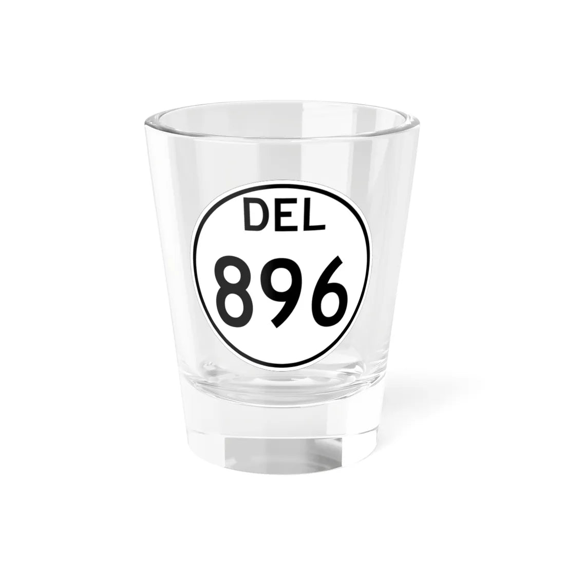 Delaware 896 1964 (Delaware) (Road Sign) Shot Glass 1.5oz 1.5oz - Go Mug Yourself