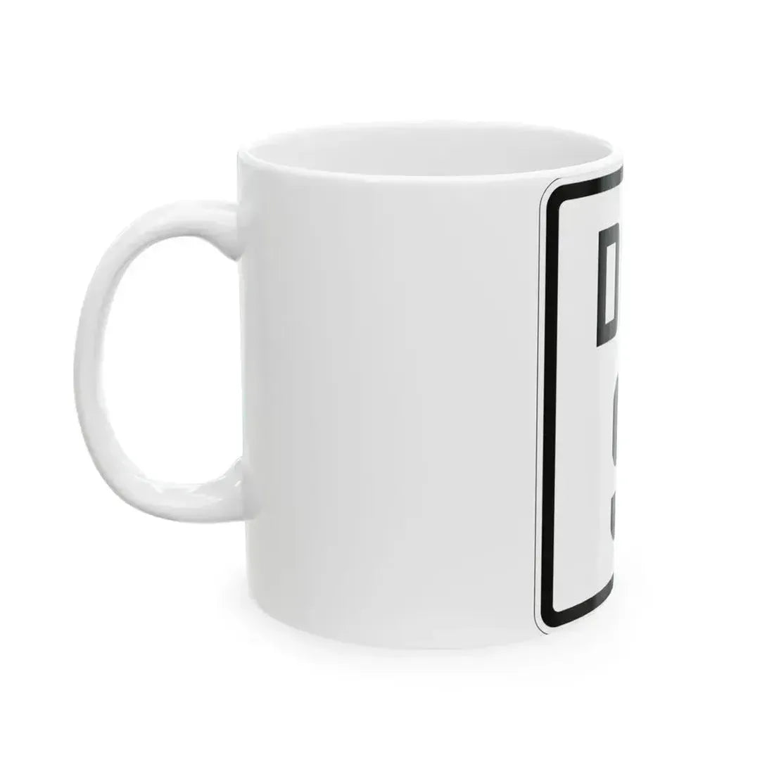 Delaware 9 1926 (Delaware) (Road Sign) White Coffee Mug - Go Mug Yourself