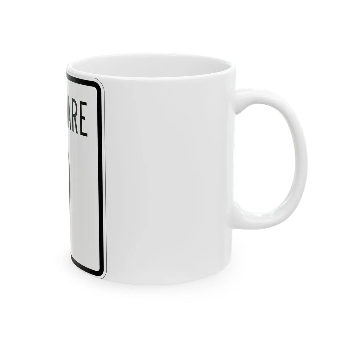 Delaware 9 1955 (Delaware) (Road Sign) White Coffee Mug - Go Mug Yourself