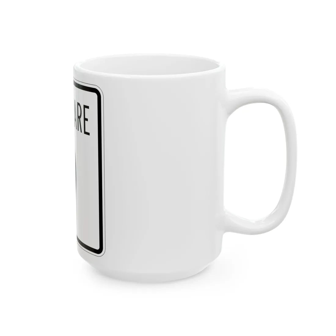 Delaware 9 1955 (Delaware) (Road Sign) White Coffee Mug - Go Mug Yourself