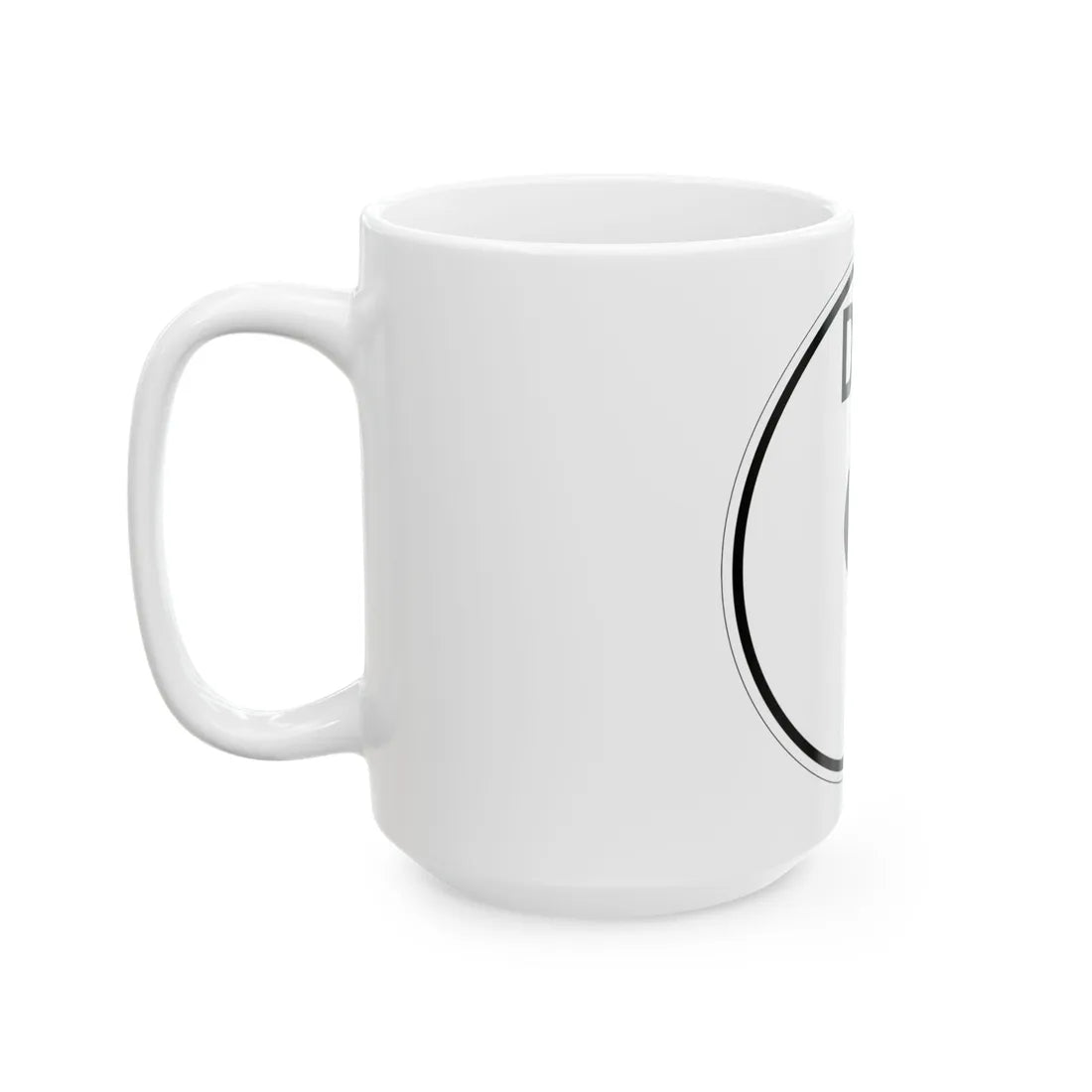 Delaware 9 1964 (Delaware) (Road Sign) White Coffee Mug - Go Mug Yourself