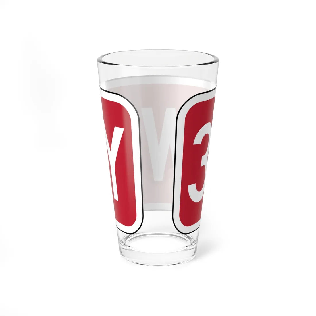 Delaware R1-3-3-DE (Delaware) (Road Sign) Pint Glss 16oz - Go Mug Yourself