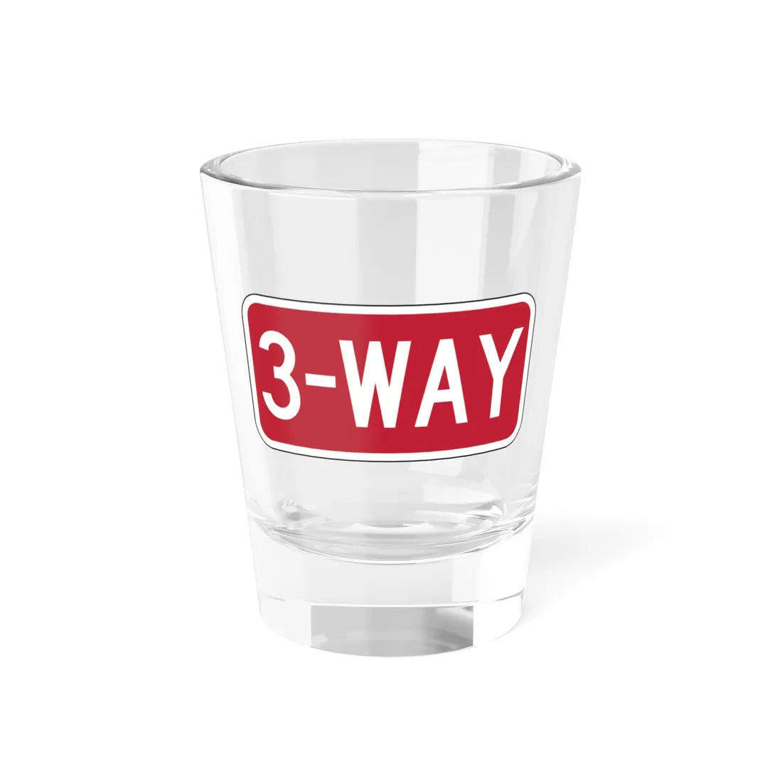 Delaware R1-3-3-DE (Delaware) (Road Sign) Shot Glass 1.5oz 1.5oz - Go Mug Yourself