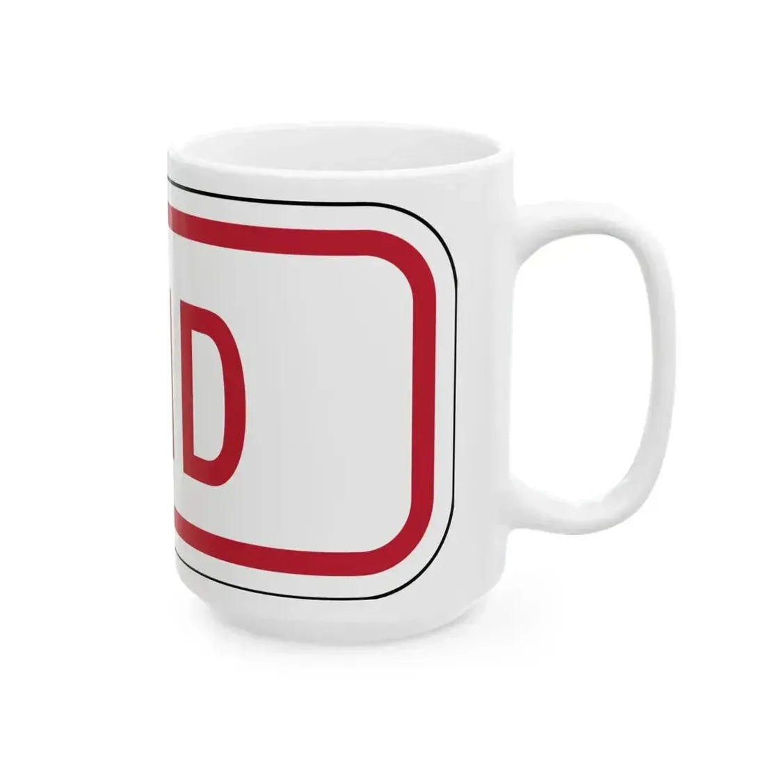 Delaware R7-202a-DE1 (Delaware) (Road Sign) White Coffee Mug - Go Mug Yourself