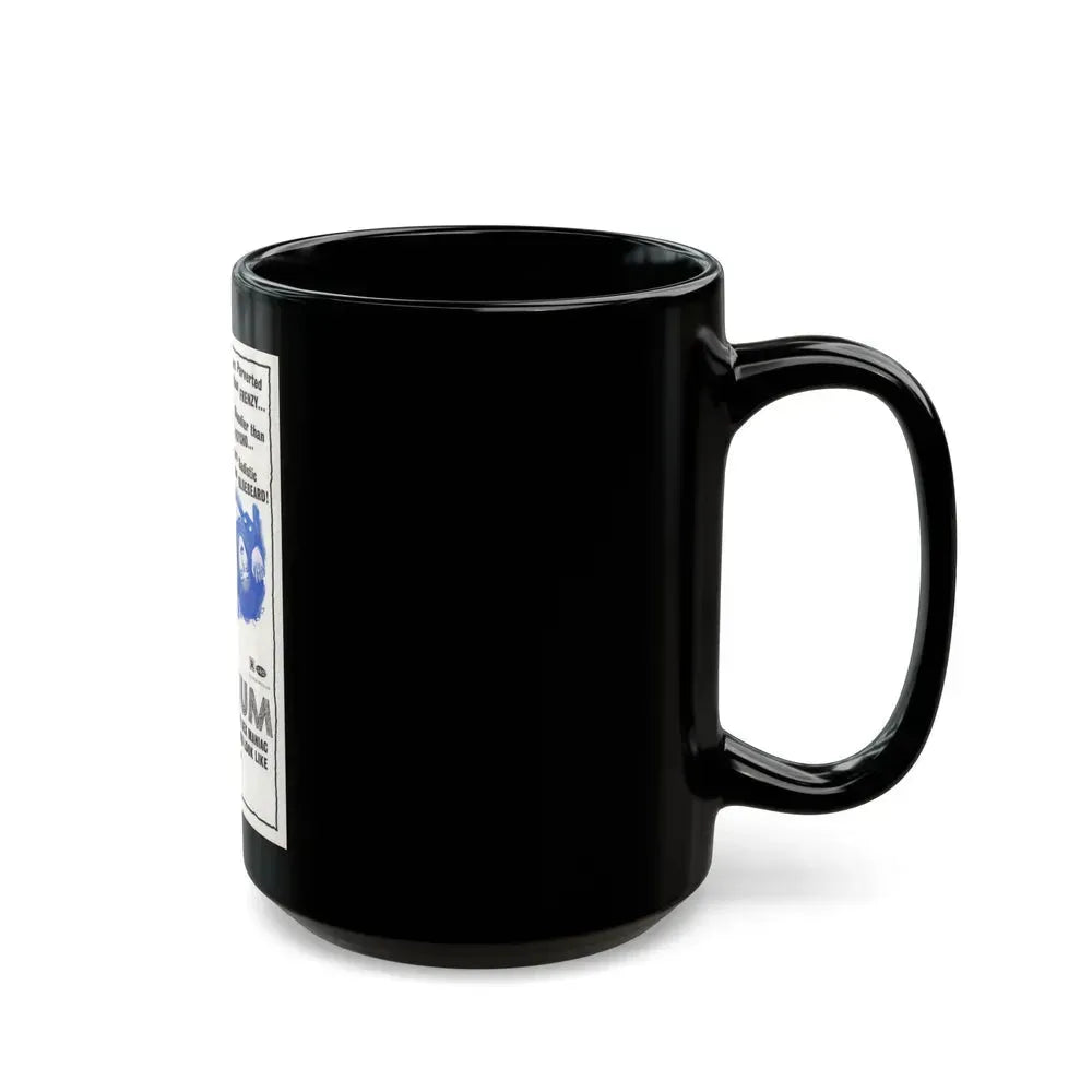 DELIRIUM 1972 Movie Poster - Black Coffee Mug - Go Mug Yourself