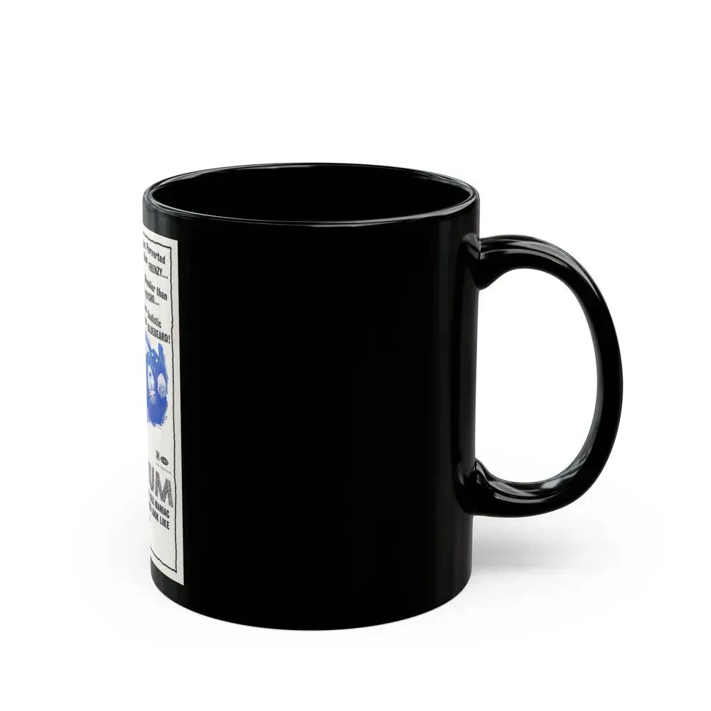 DELIRIUM 1972 Movie Poster - Black Coffee Mug - Go Mug Yourself